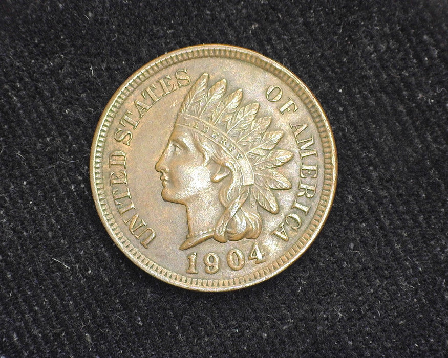 1904 Indian Head Penny/Cent AU-58 - US Coin