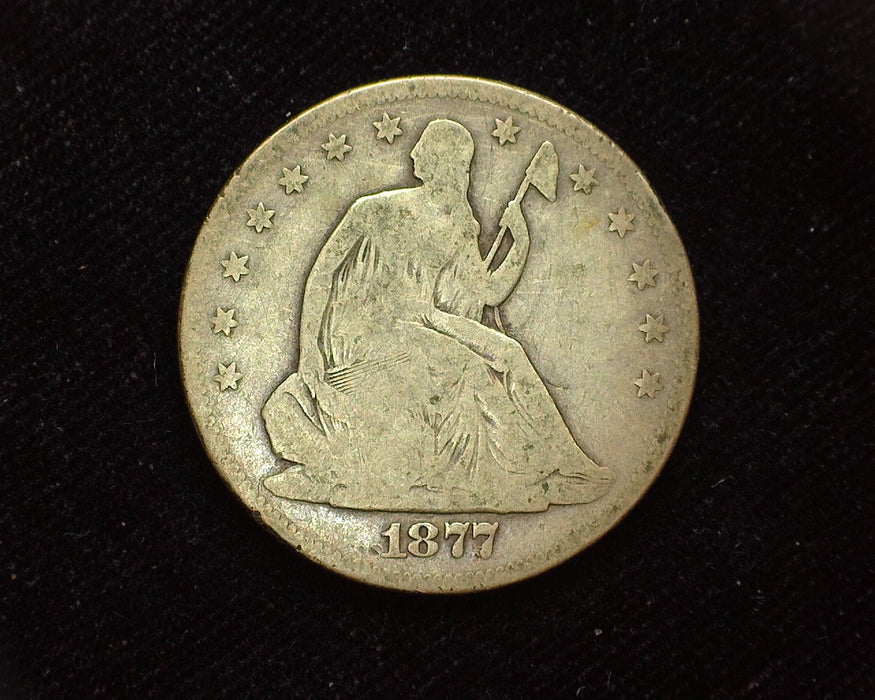 1877 S Liberty Seated Half Dollar G - US Coin