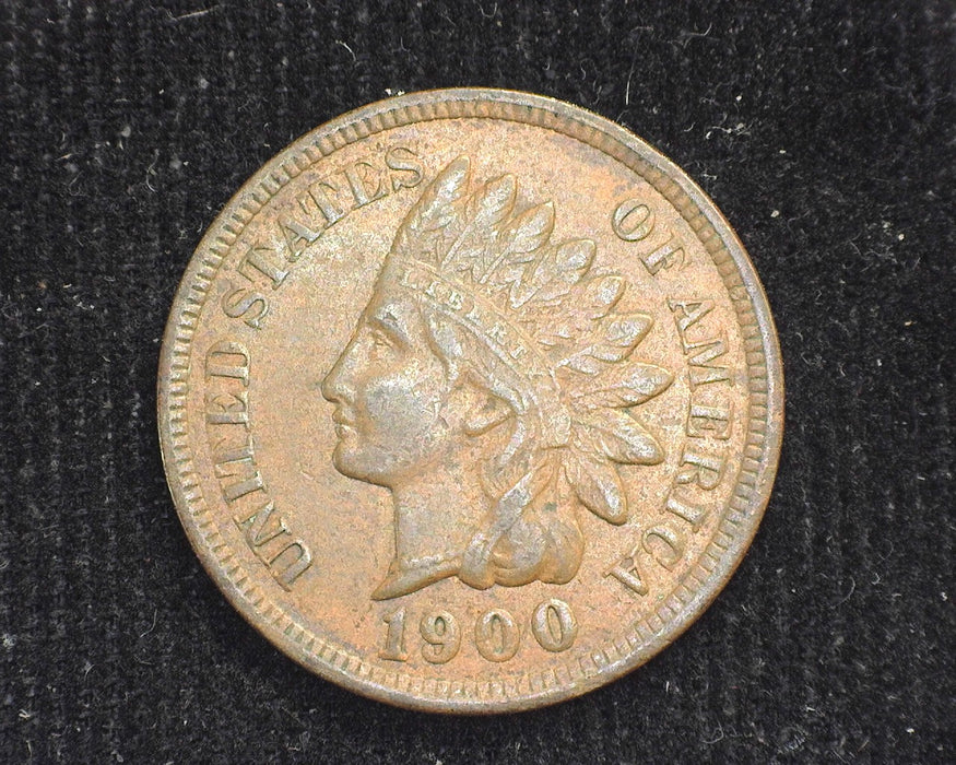 1900 Indian Head Penny/Cent XF - US Coin