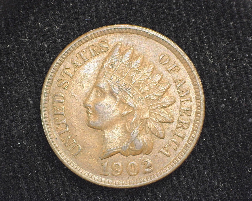 1902 Indian Head Penny/Cent XF - US Coin