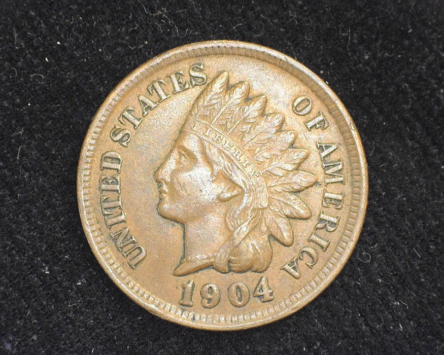 1904 Indian Head Penny/Cent XF - US Coin