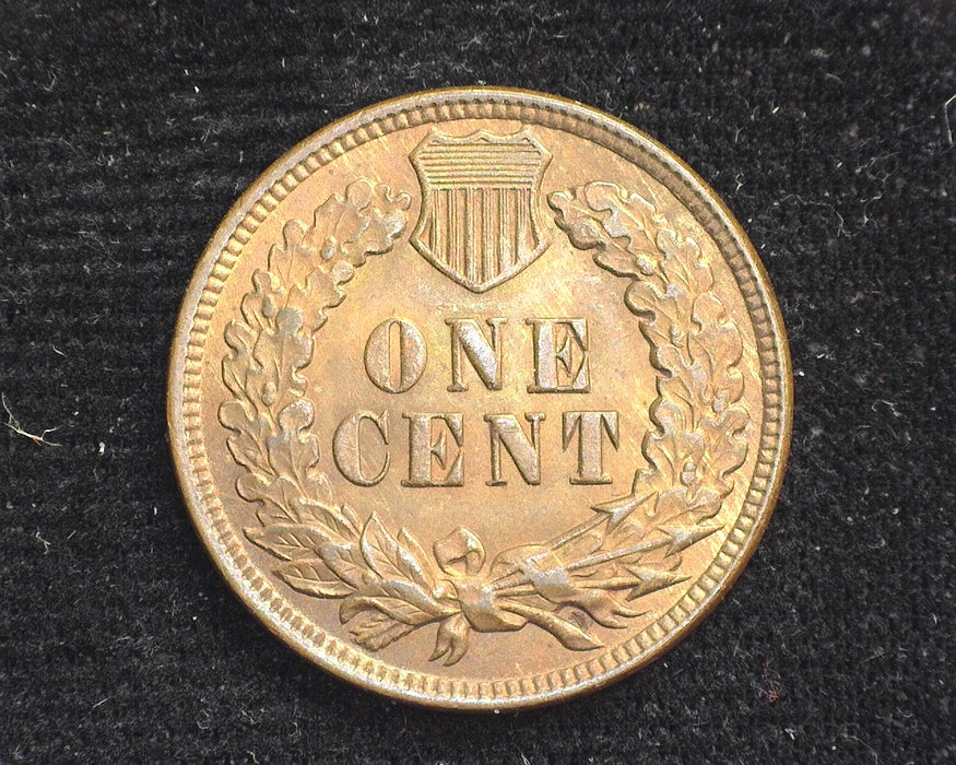 1907 Indian Head Cent  Red and Brown BU - US Coin