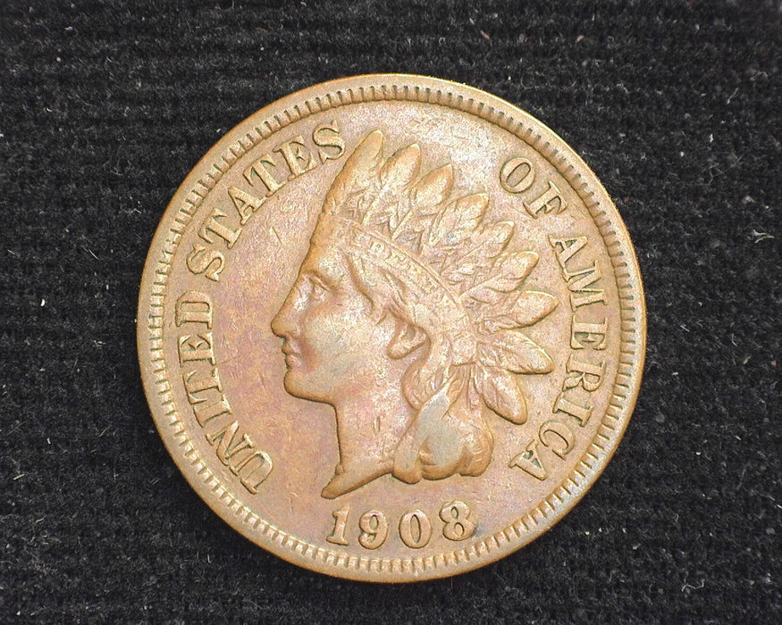 1908 S Indian Head Cent VF - US Coin