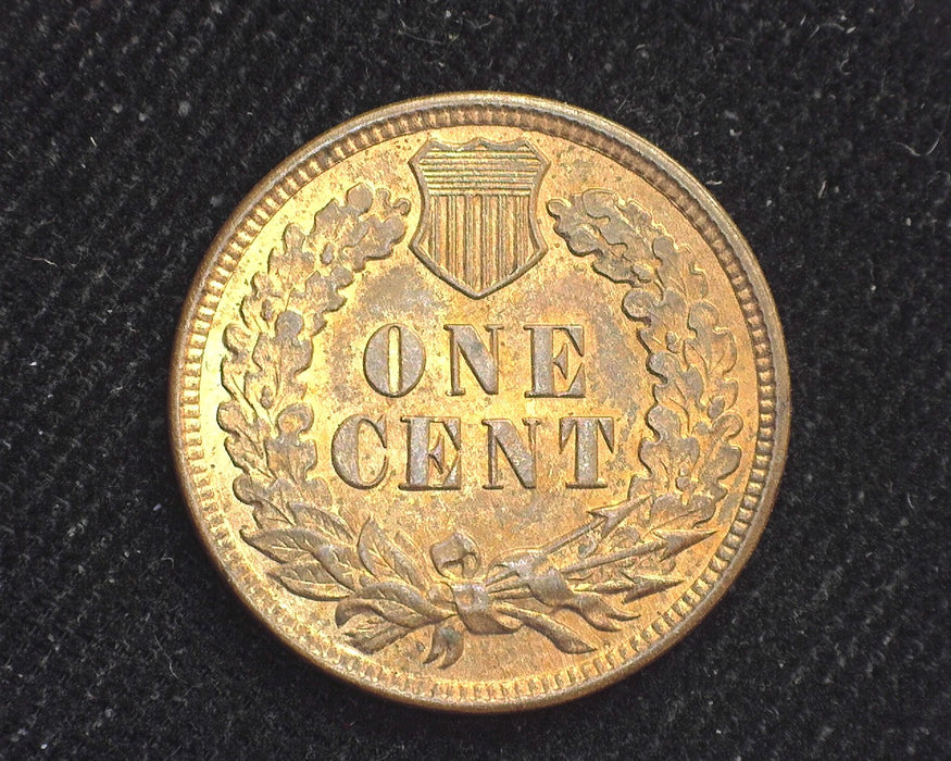 1909 Indian Head Cent Mostly red. BU - US Coin