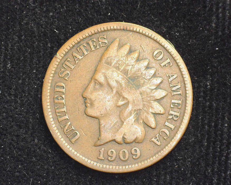 1909 S Indian Head Cent VG+ - US Coin