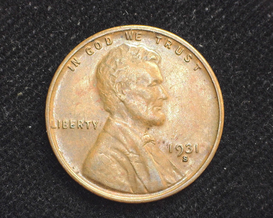 1931 S Lincoln Wheat Cent XF - US Coin