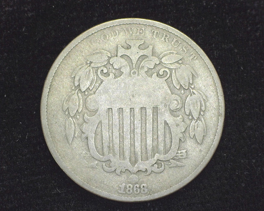 1868 Shield Nickel VG - US Coin