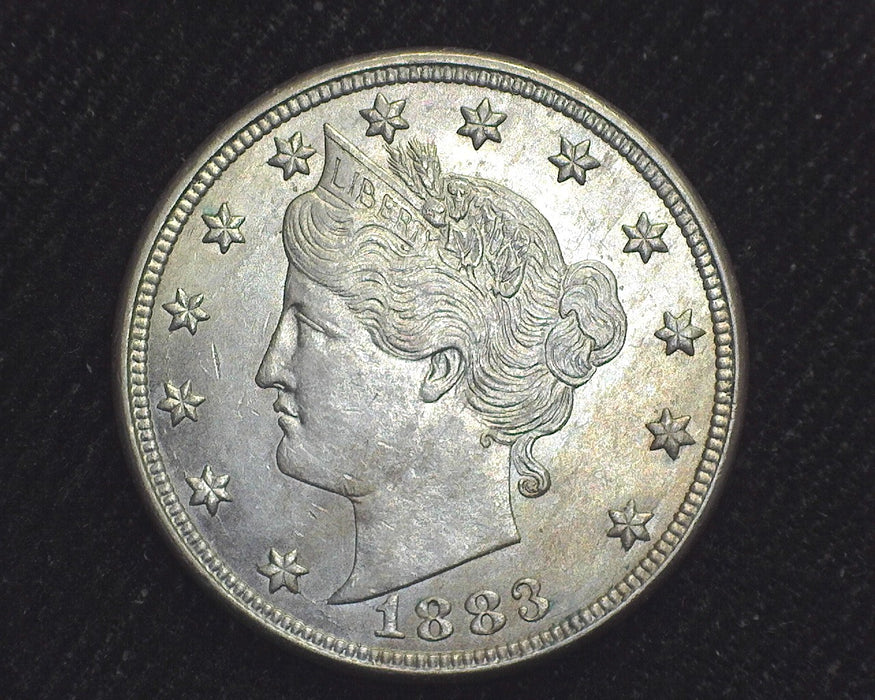 1883 Liberty Head Nickel UNC No Cents - US Coin