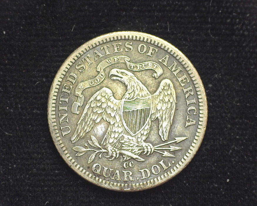 1877 CC Liberty Seated Quarter XF - US Coin