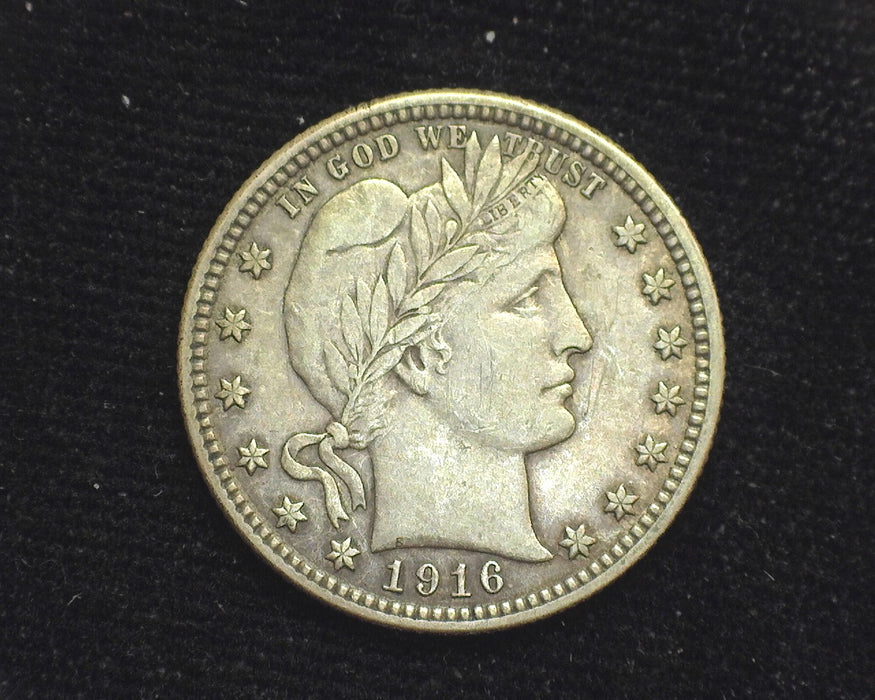 1916 D Barber Quarter XF - US Coin