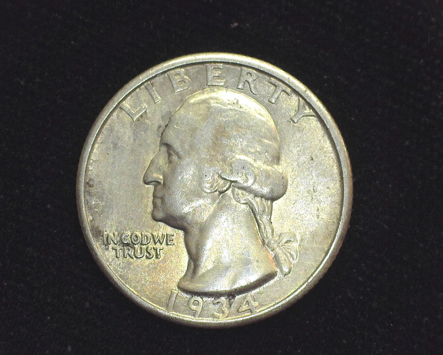 1934 Washington Quarter AU - US Coin