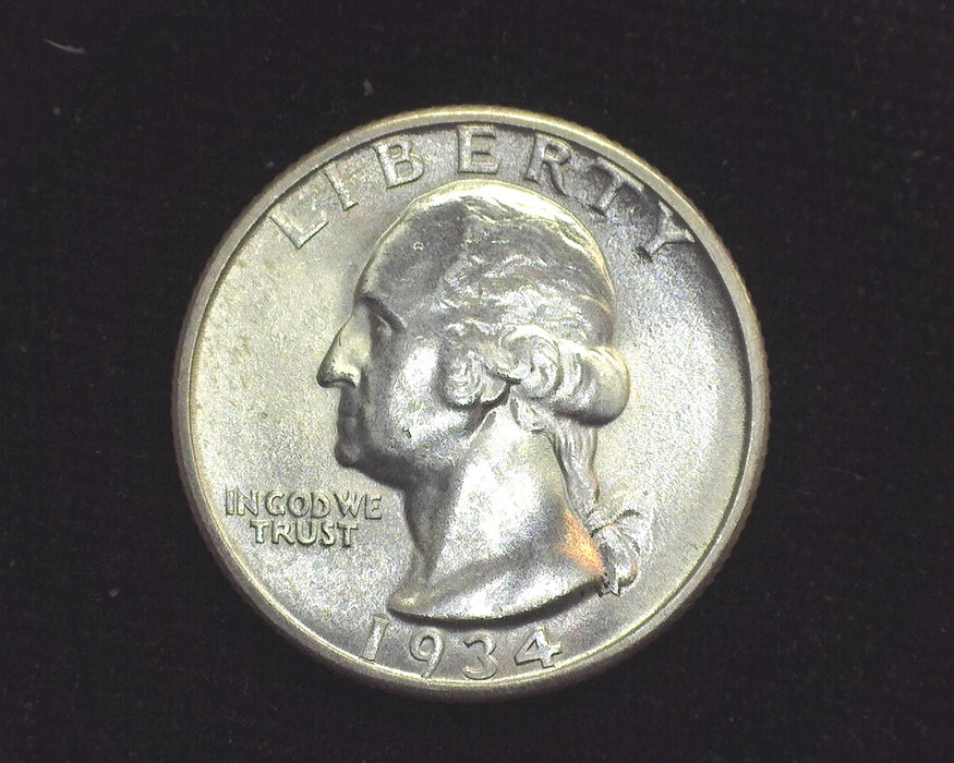 1934 Washington Quarter BU - US Coin