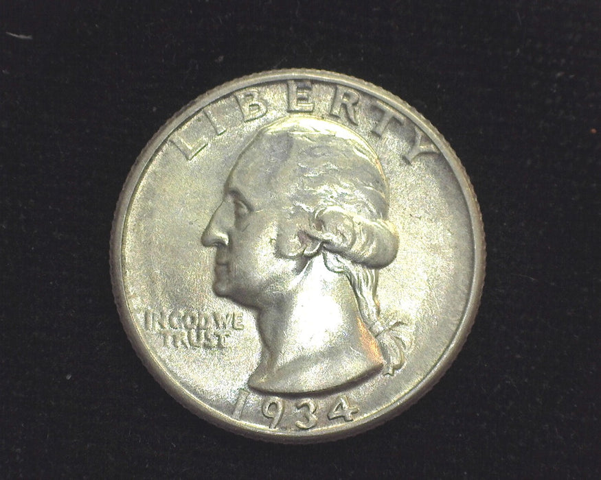 1934 Washington Quarter BU - US Coin