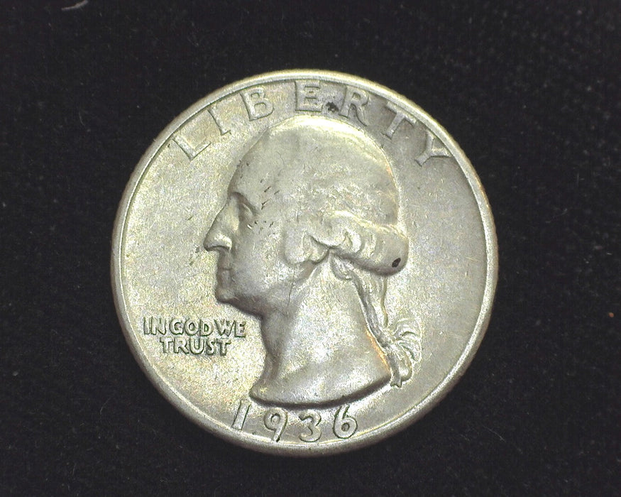 1936 Washington Quarter AU - US Coin