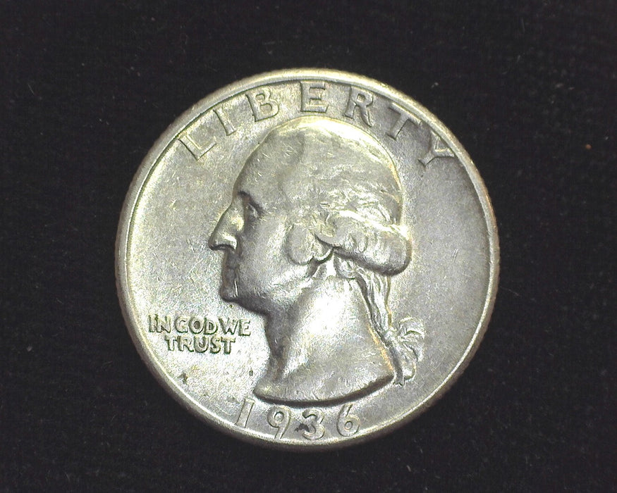 1936 Washington Quarter AU - US Coin