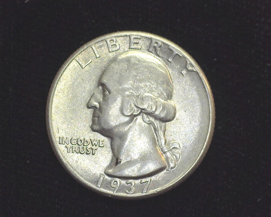 1937 Washington Quarter AU - US Coin