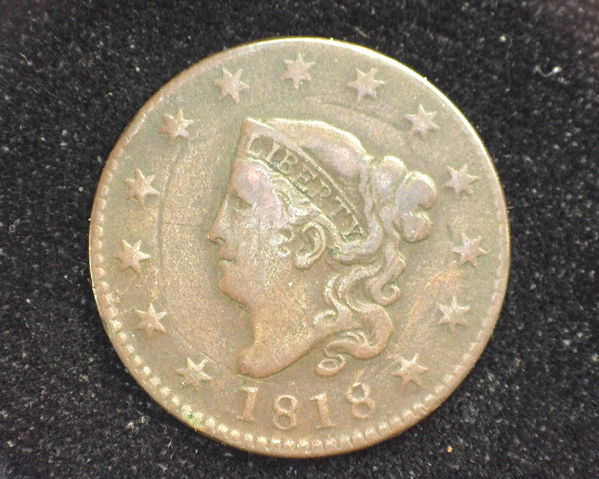 1818 Large Cent Classic VG Penny/Cent - US Coin