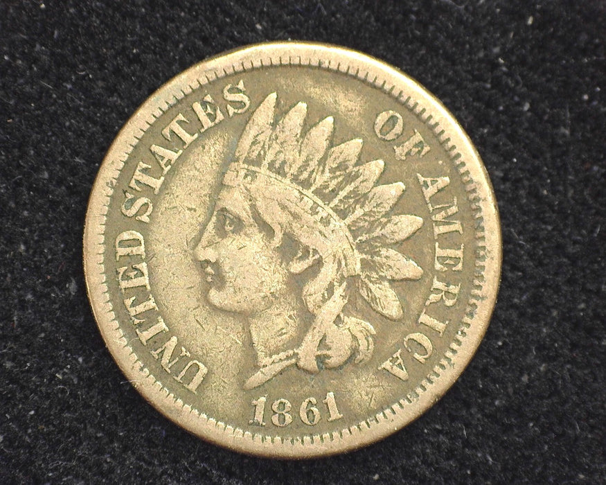 1861 Indian Head Penny/Cent VG - US Coin