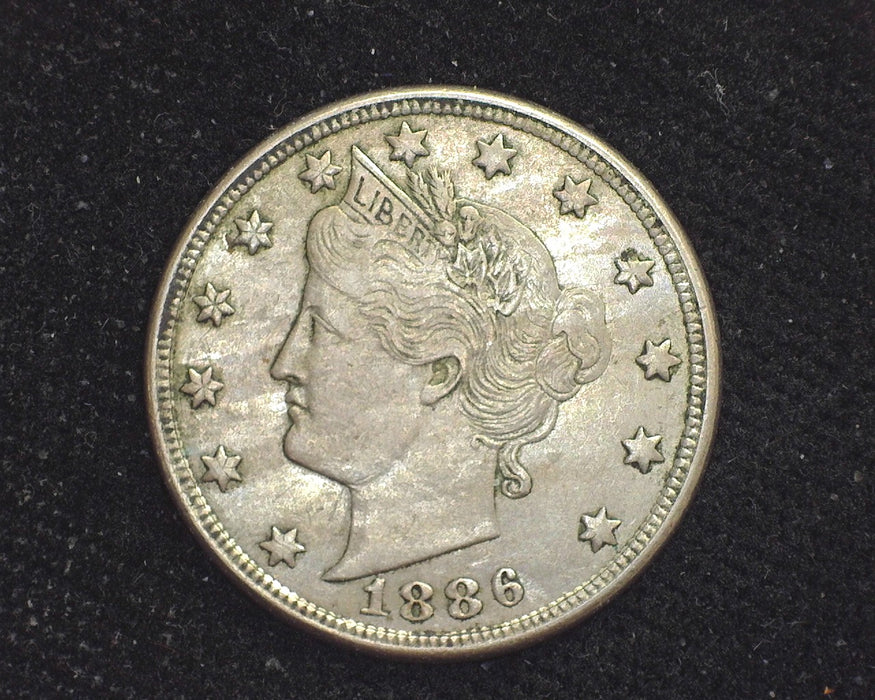 1886 Liberty Head Nickel XF - US Coin