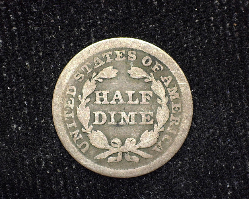 1857 Liberty Seated Half Dime G - US Coin