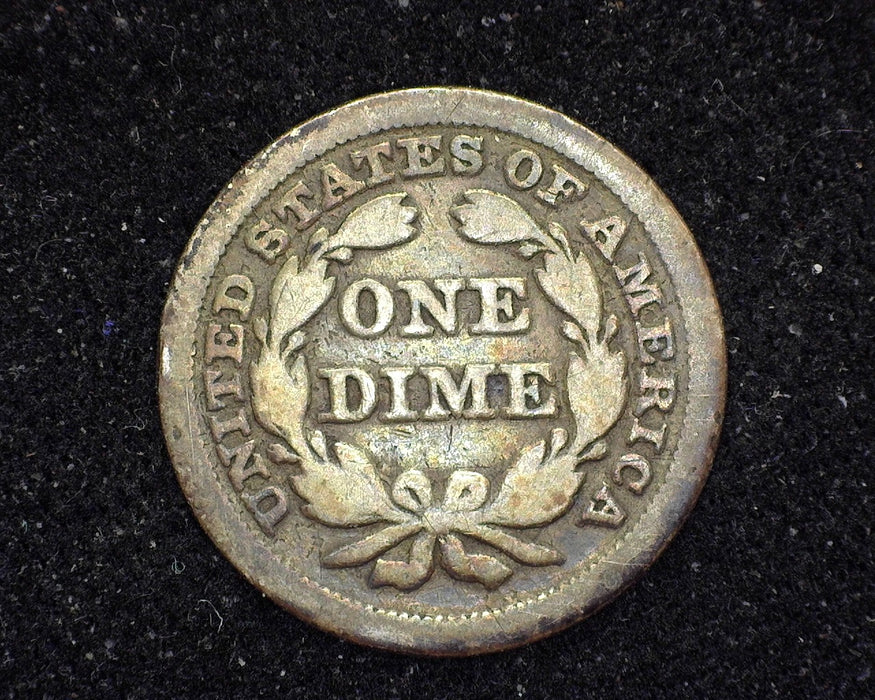 1850 Liberty Seated Dime VG - US Coin