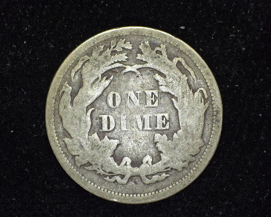 1875 Liberty Seated Dime F - US Coin