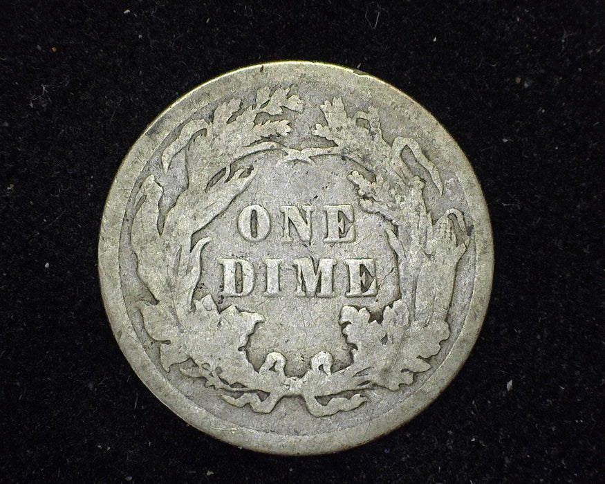 1887 Liberty Seated Dime F - US Coin