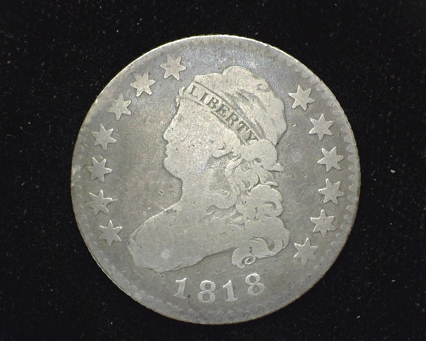 1818 Capped Bust Quarter VG - US Coin