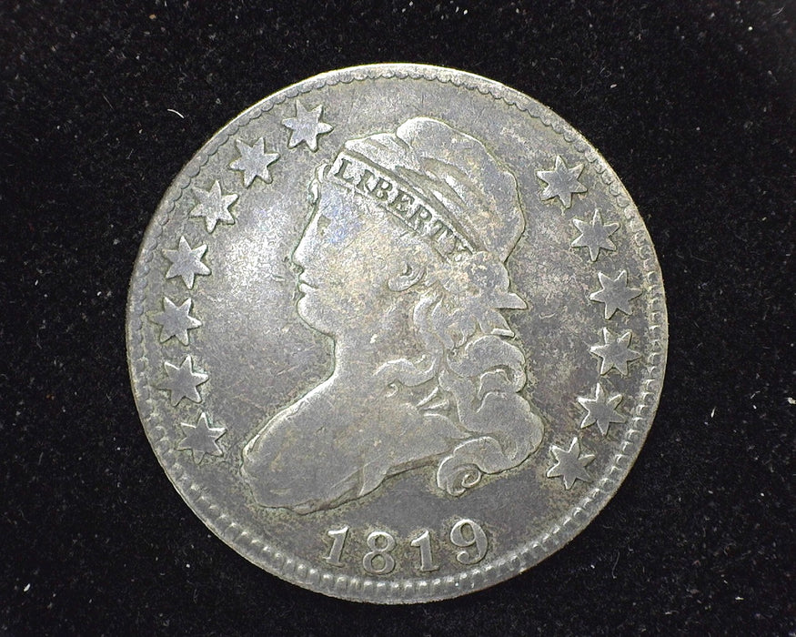 1819 Capped Bust Quarter VG - US Coin