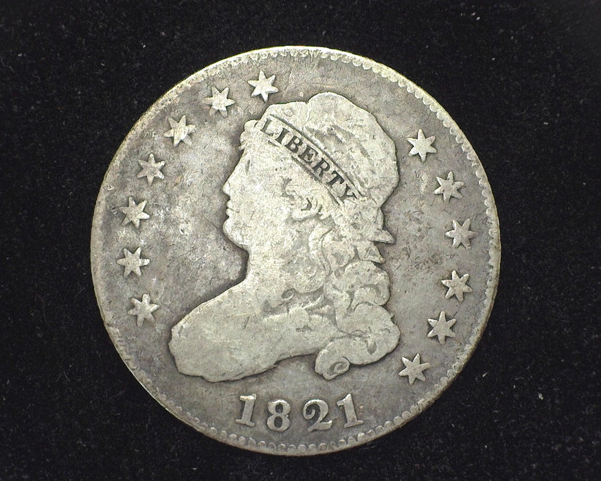 1821 Capped Bust Quarter VG - US Coin