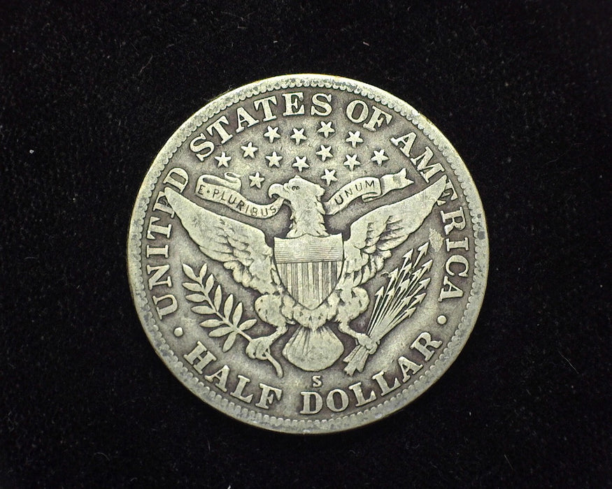 1912 S Barber Half Dollar ABT F - US Coin