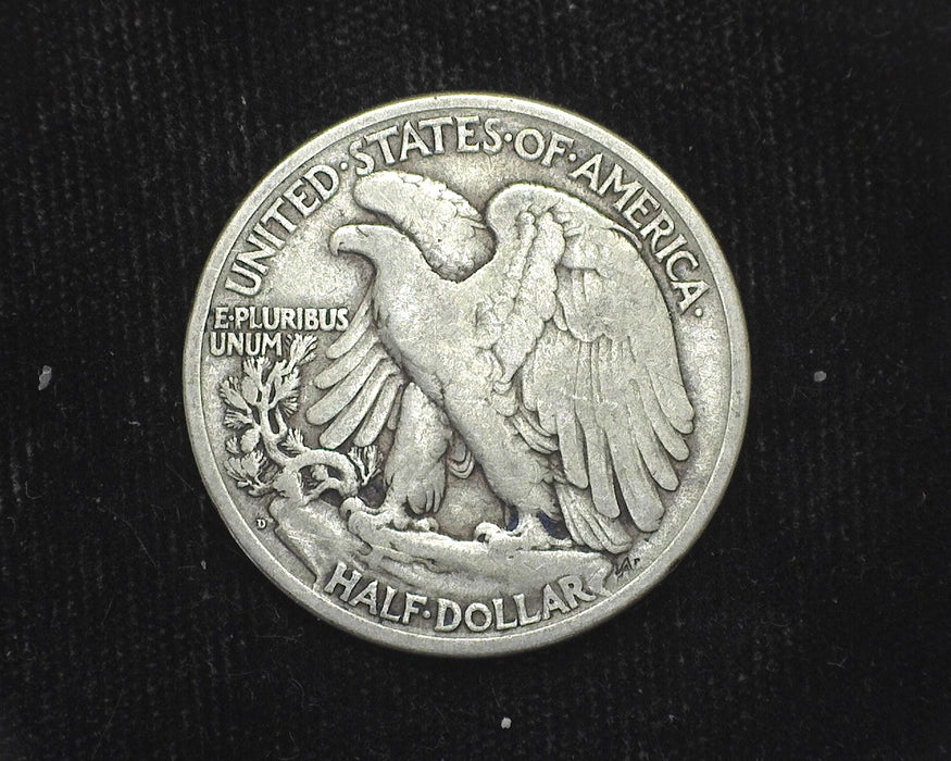 1918 D Liberty Walking Half Dollar VG/F - US Coin