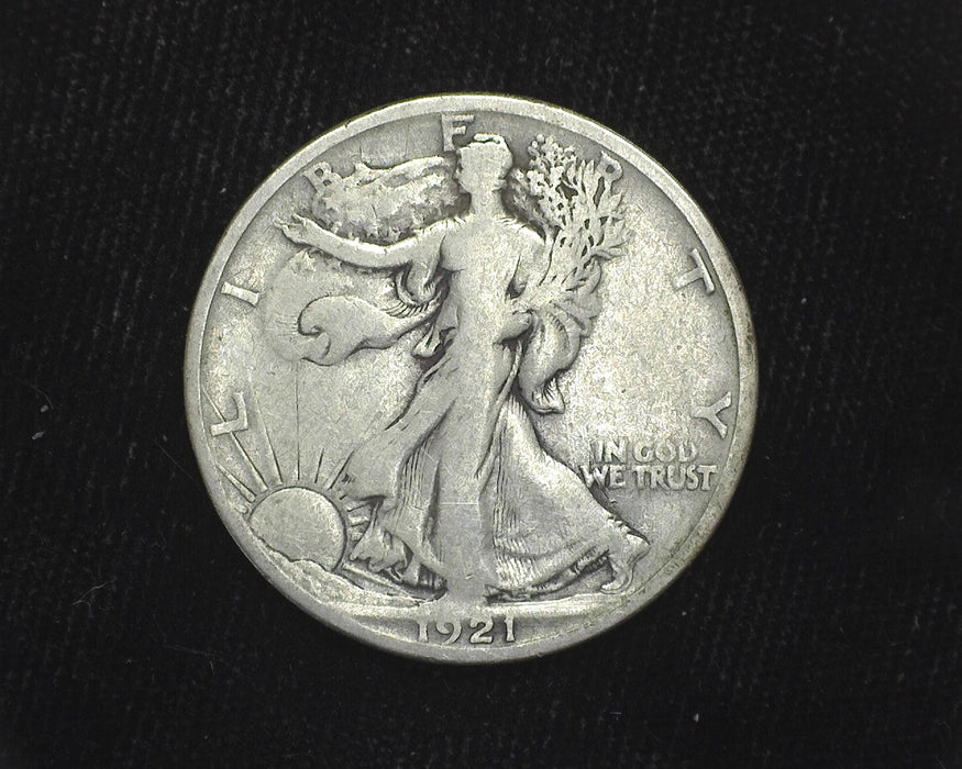 1921 S Liberty Walking Half Dollar VG - US Coin