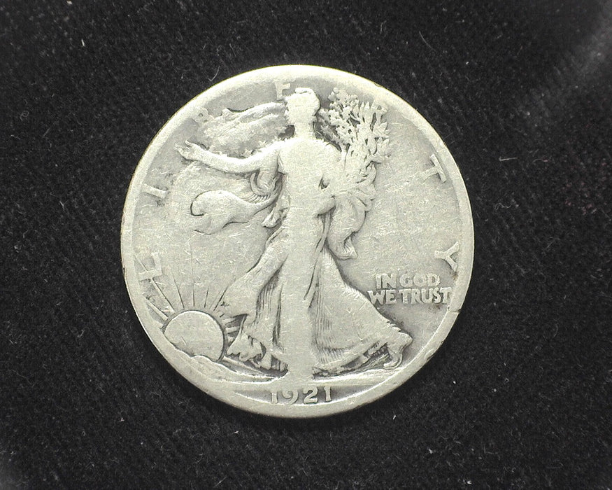 1921 S Liberty Walking Half Dollar VG - US Coin