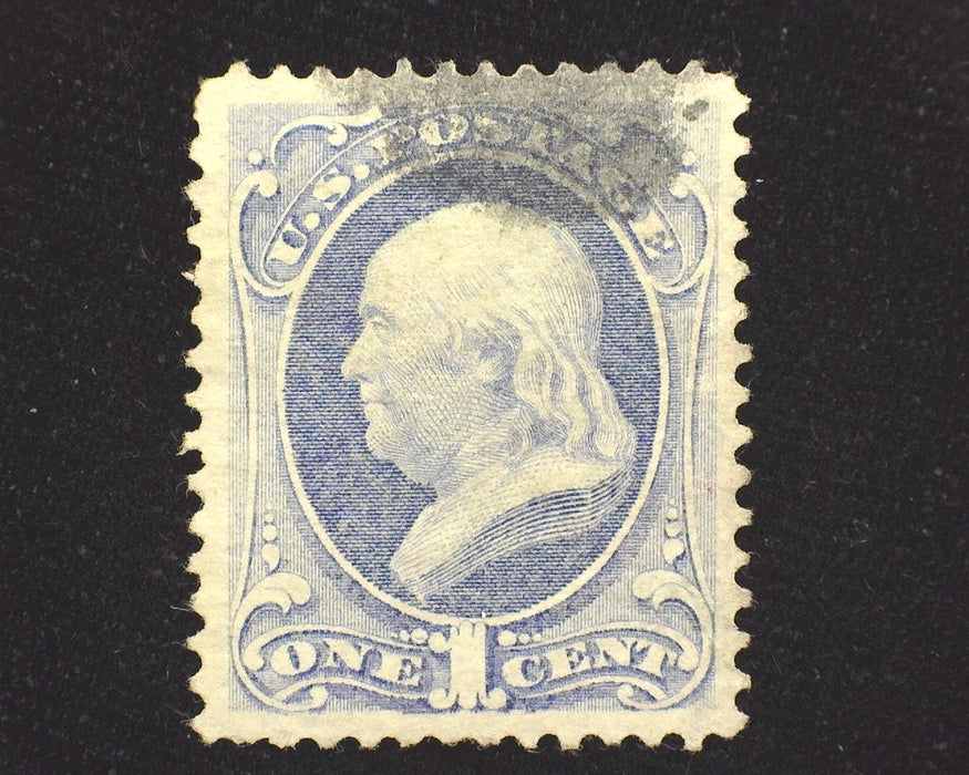 #145 Large margin face free cork cancel. Used VF/XF US Stamp