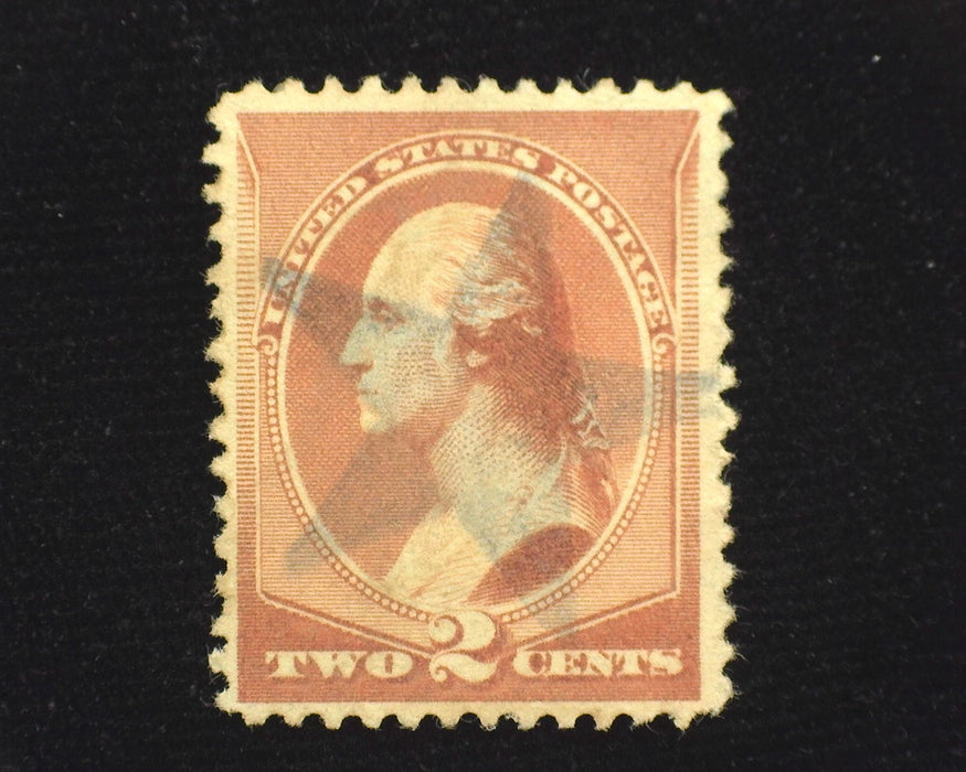 #210 Pretty 5 point star cancel. XF Used  US Stamp