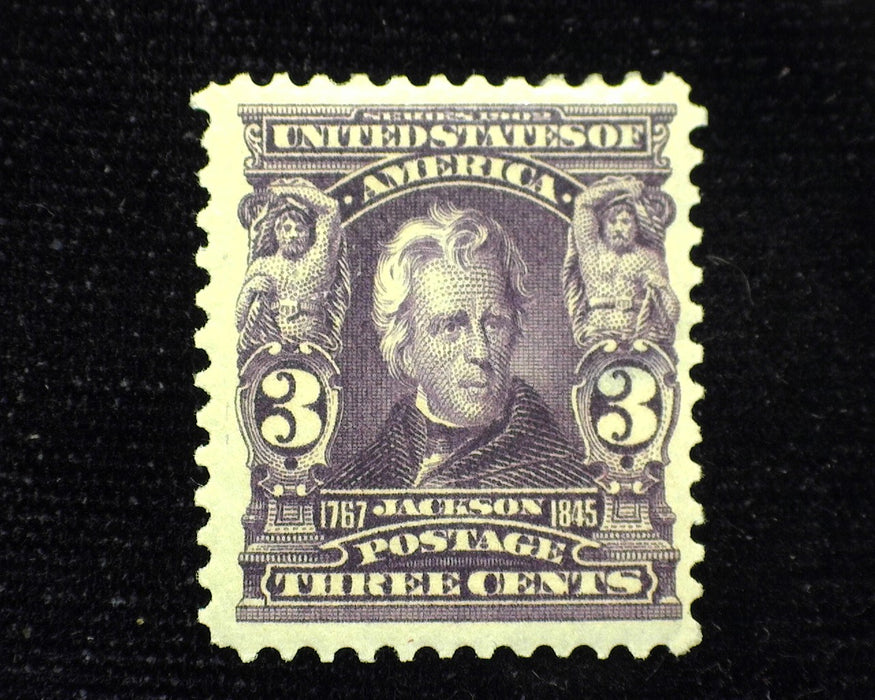 #302 Pin head thin. Mint VF/XF LH US Stamp