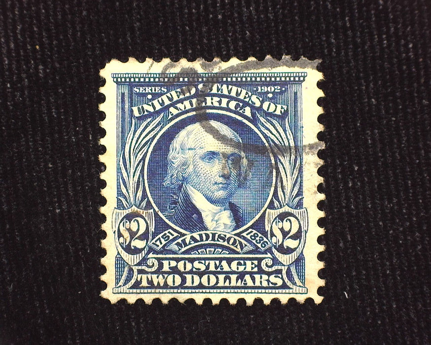 #312 Choice rich color with face free cancel. Used VF/XF US Stamp