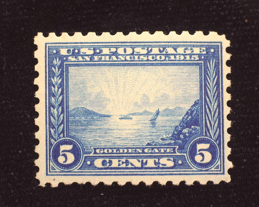 #403 5c Panama Pacific Deep color. Mint F/VF LH US Stamp