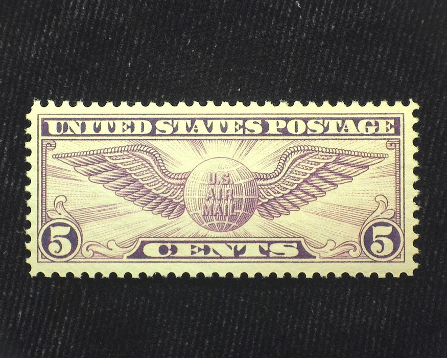 #C12 5c Airmail Choice large margin stamp. Mint XF NH - US Stamp