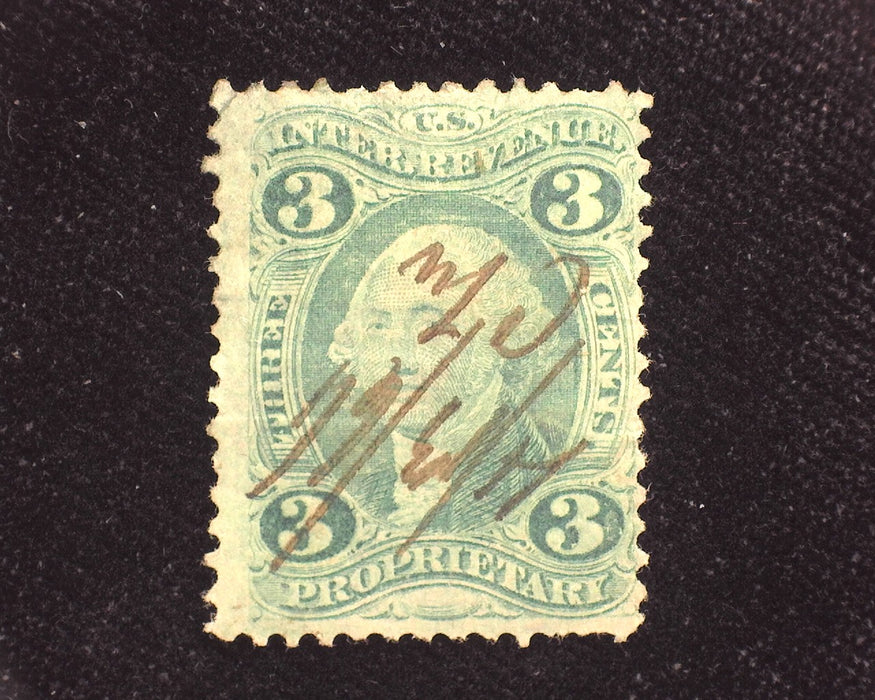 #R18c Revenue Used F US Stamp