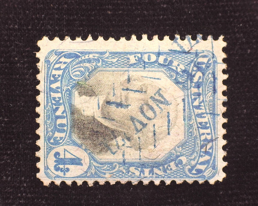 #R106 Revenue Cut cancel. Used F US Stamp