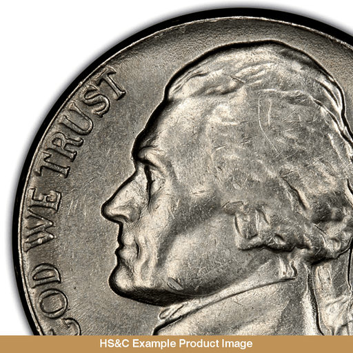 HS&C: 1954 Nickel Jefferson BU Coin