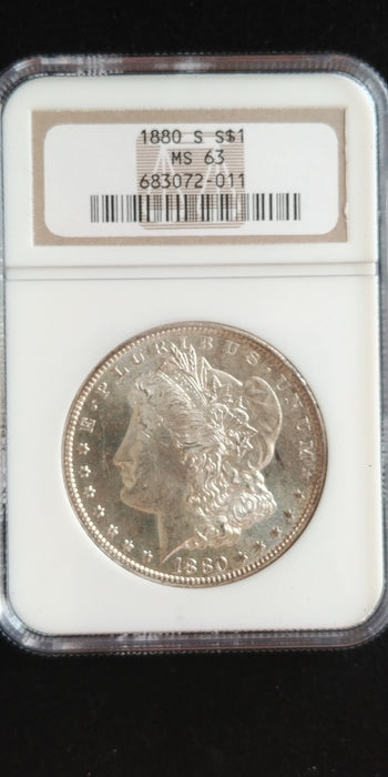 1880 S Morgan Dollar NGC - MS-63 - US Coin