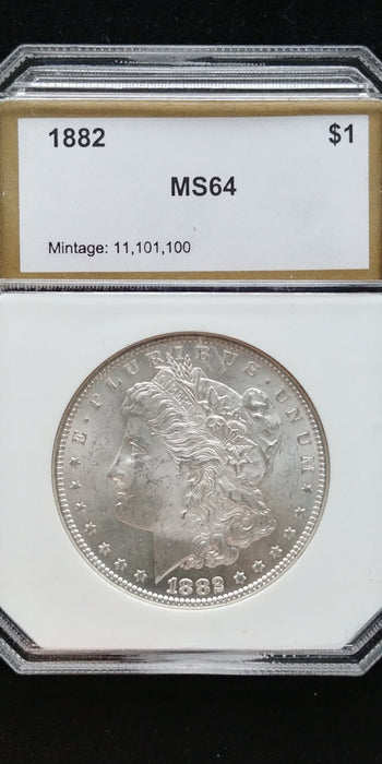 1882 Morgan Dollar PCI - MS-64 We feel is MS-63. - US Coin