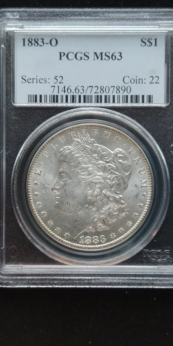 1883 O Morgan Dollar PCGS - MS-63 - US Coin