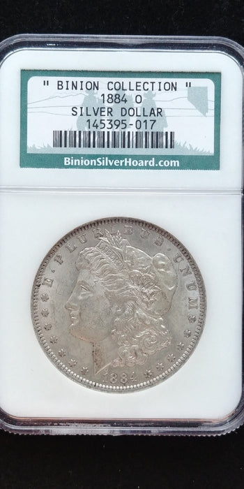 1884 O Morgan Dollar NGC Binion Collection. No Grade, We feel is AU! - US Coin