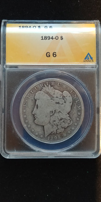 1894 O Morgan Dollar ANACS G - US Coin