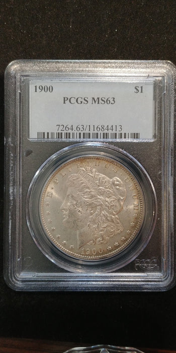 1900 Morgan Dollar PCGS MS-63 - US Coin