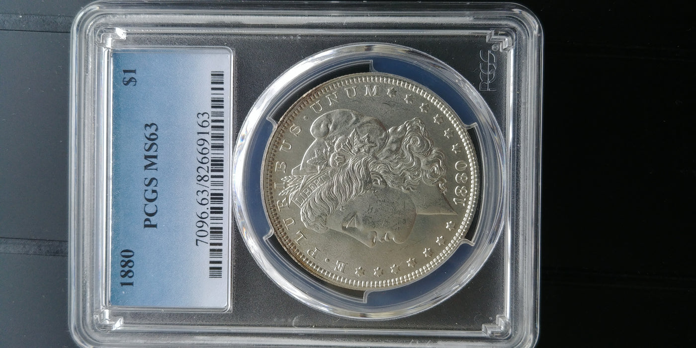 1880 Morgan Dollar PCGS - MS63 - US Coin